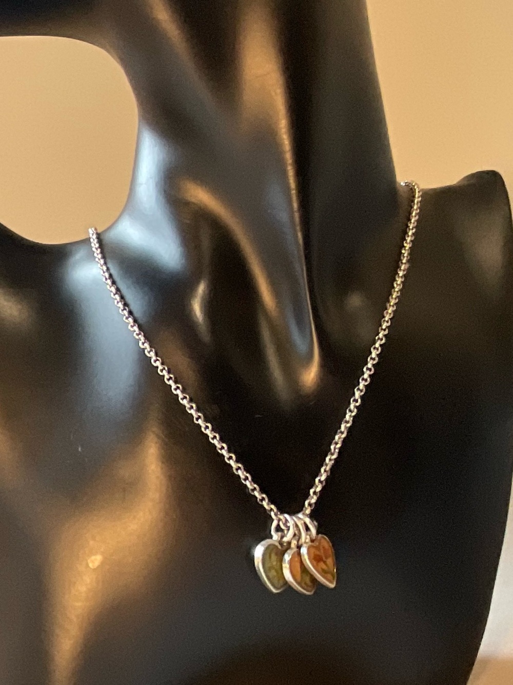 Brighton Piccadilly Three Heart Necklace - Retired